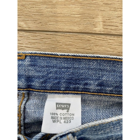 Levi's 501XX Jeans Womens 28x31 Blue Button Fly Medium Wash Denim Cotton - Picture 6 of 11